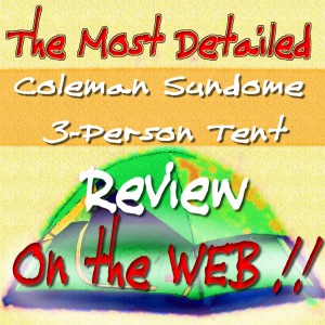 Coleman Sundome 3-Person Tent Review